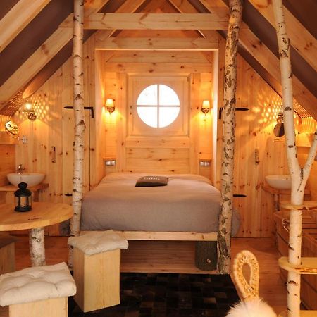 Cabane Lodge Domaine Du Lac Chambon ミュロル エクステリア 写真