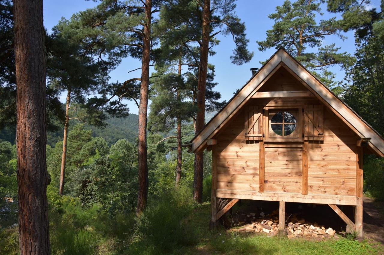 Cabane Lodge Domaine Du Lac Chambon ミュロル エクステリア 写真