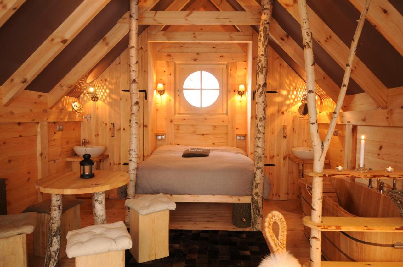 Cabane Lodge Domaine Du Lac Chambon ミュロル エクステリア 写真