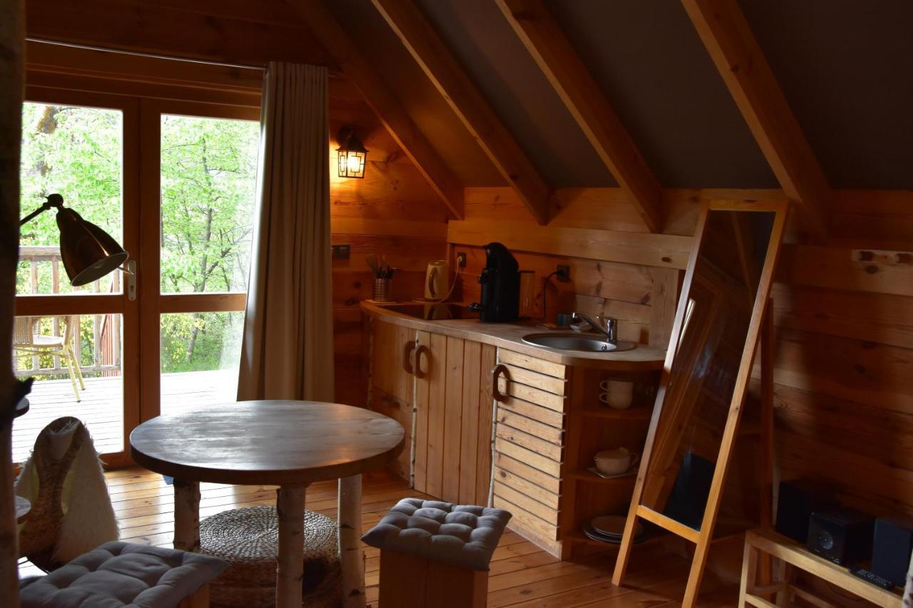 Cabane Lodge Domaine Du Lac Chambon ミュロル エクステリア 写真