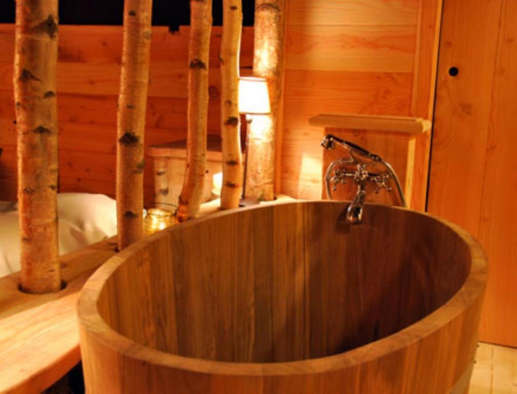 Cabane Lodge Domaine Du Lac Chambon ミュロル エクステリア 写真